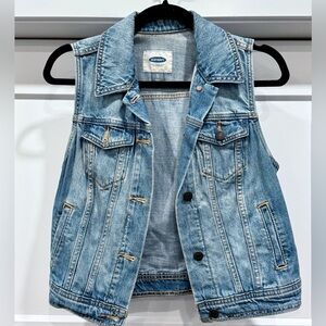 Old Navy • Sleeveless Denim Vest